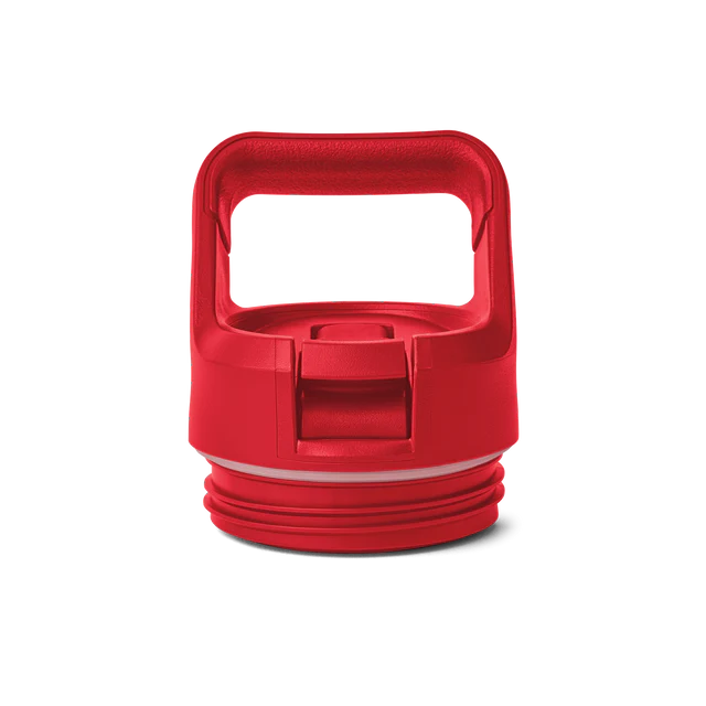 Yeti Rambler Bottle Straw Cap Rescue Red