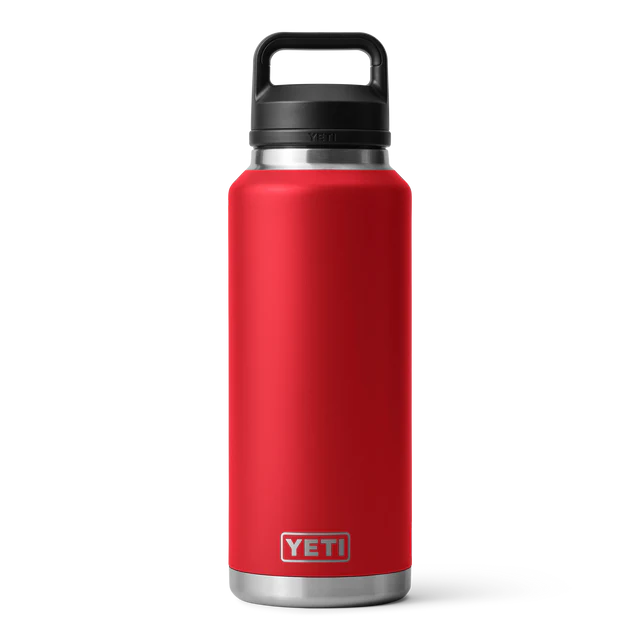 Yeti Rambler 46oz Bottle Chug Rescue Red