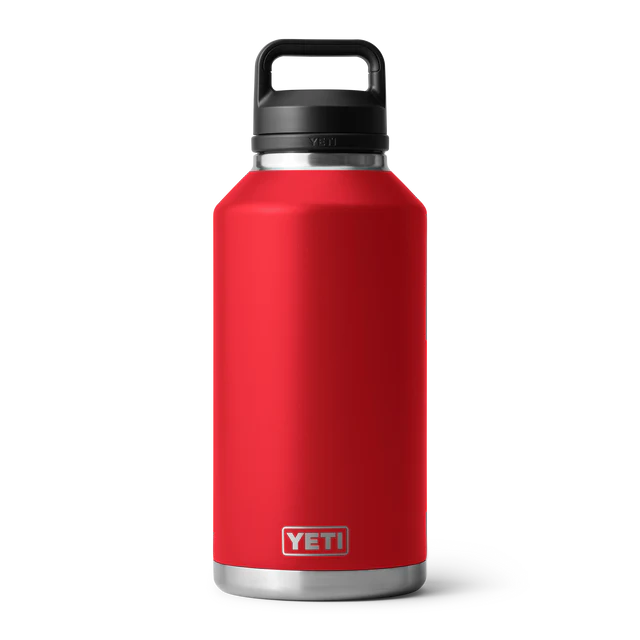 Yeti Rambler 64 oz Bottle Chug Rescue Red V2