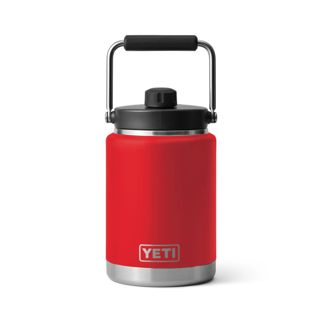 Yeti Rambler Half Gallon Jug Rescue Red