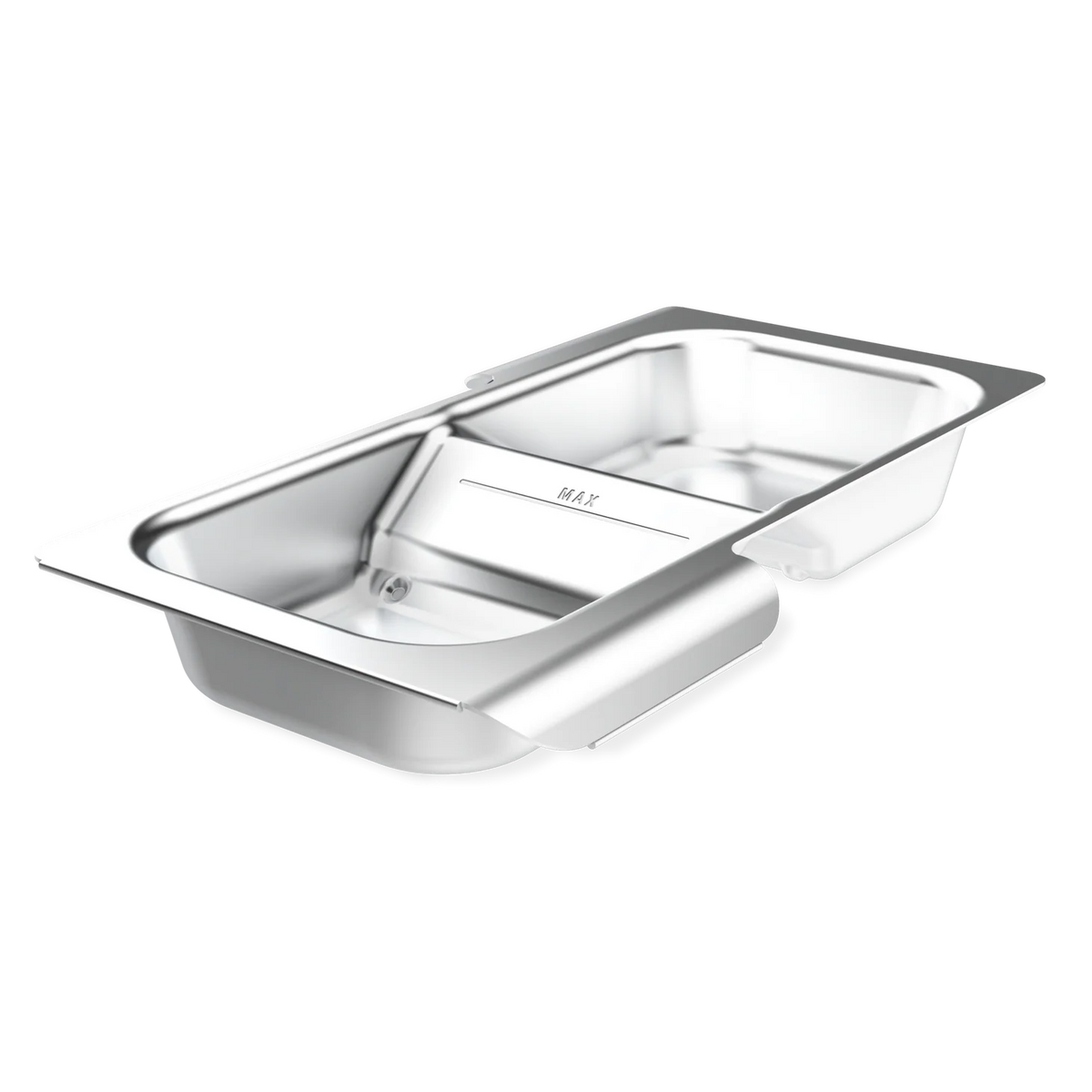 Weber Searwood Wet Smoke Pan for smoking, shown with wood pellets and moisture, used in outdoor barbecue and smoking recipes.