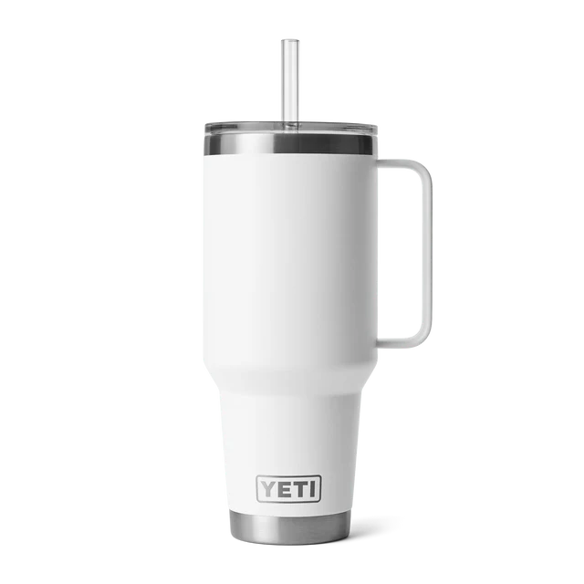 Yeti Rambler 42 oz Straw Mug White