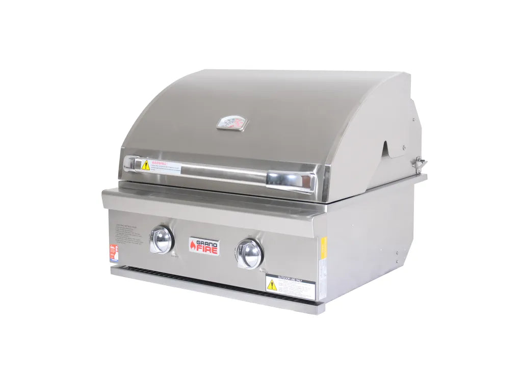 Grandfire Classic 26 in-built bbq head SS grills hotplate flame tamer-- LPG Model