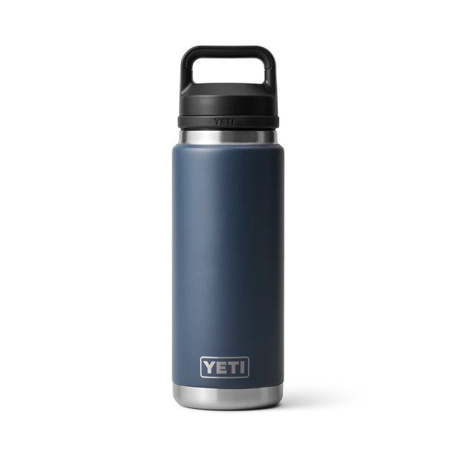 Yeti Rambler 26oz Bottle Navy w/ Chug Cap V2