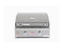 Load image into Gallery viewer, Grandfire Classic 26 in-built bbq head SS grills hotplate flame tamer-- LPG Model