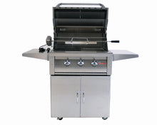 Load image into Gallery viewer, Grandfire Deluxe 30 BBQ on Cart with two shelves