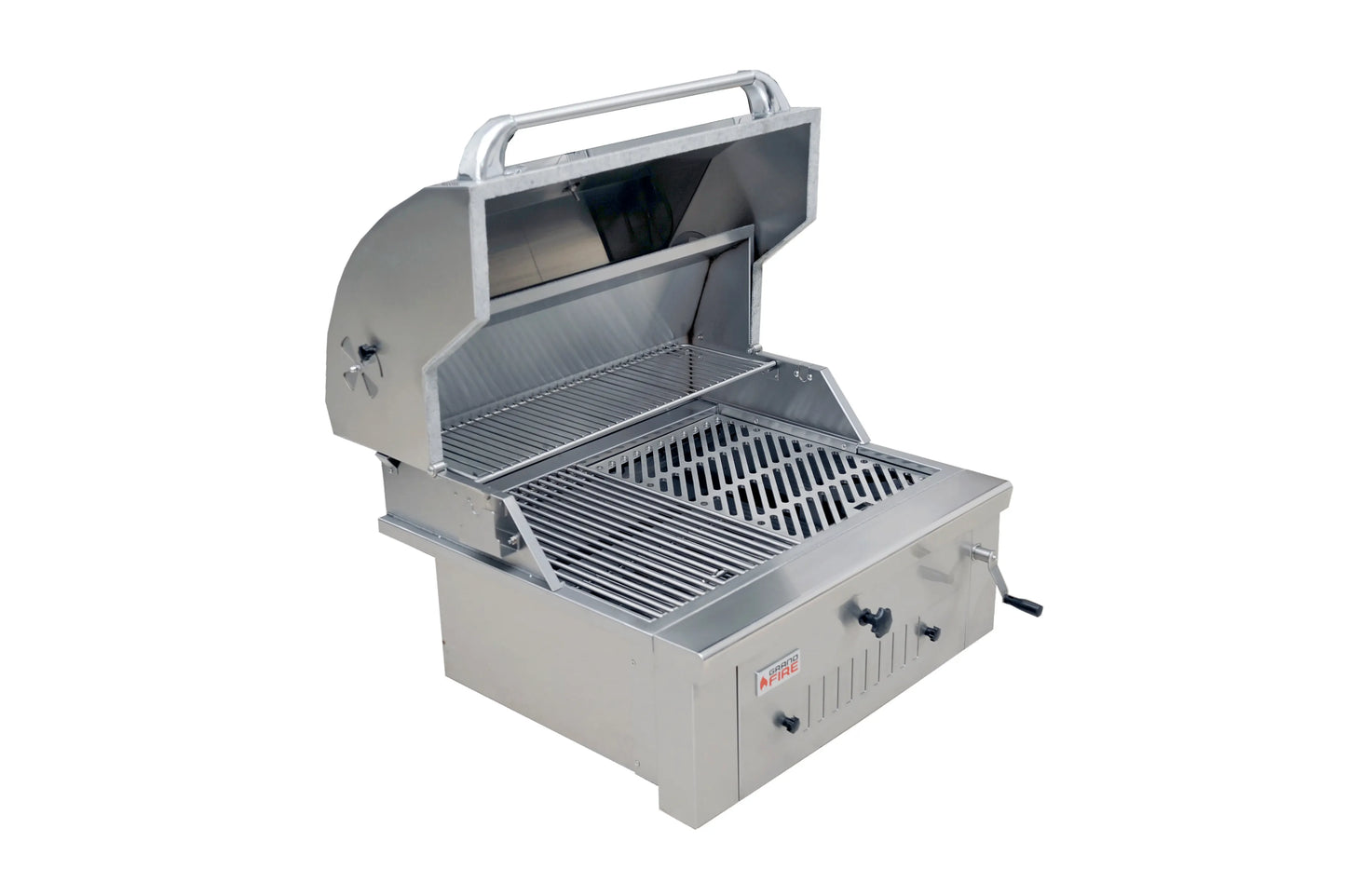 Grandfire Deluxe Profile 30 Stainless Steel Charcoal Grill