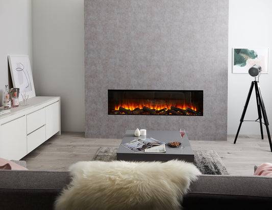 BRITISH FIRES New Forest 1600 With Deluxe Real Logs