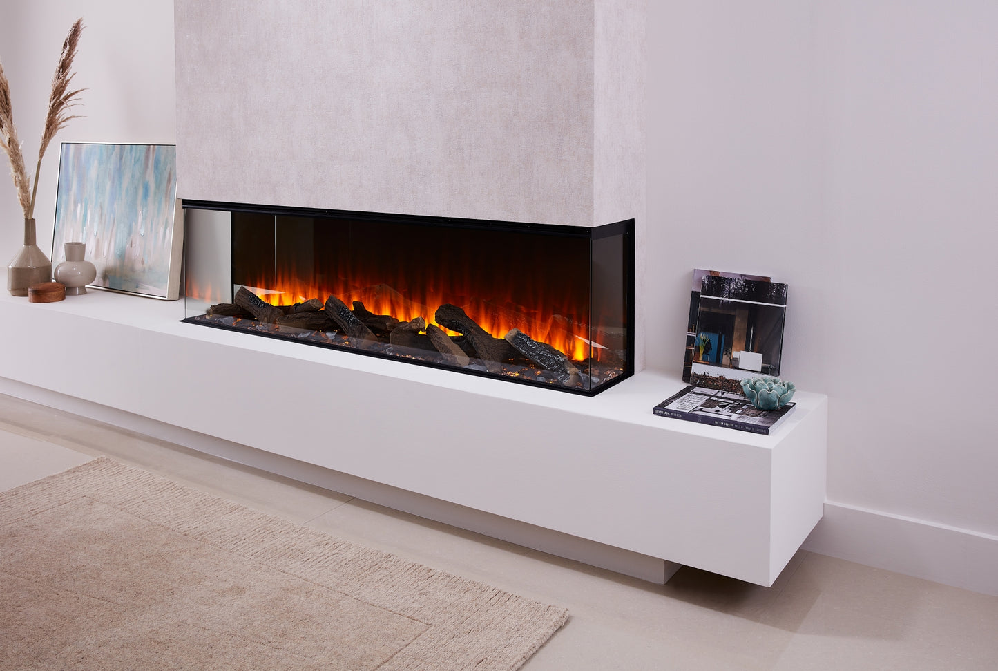 BRITISH FIRES New Forest 1600 With Deluxe Real Logs
