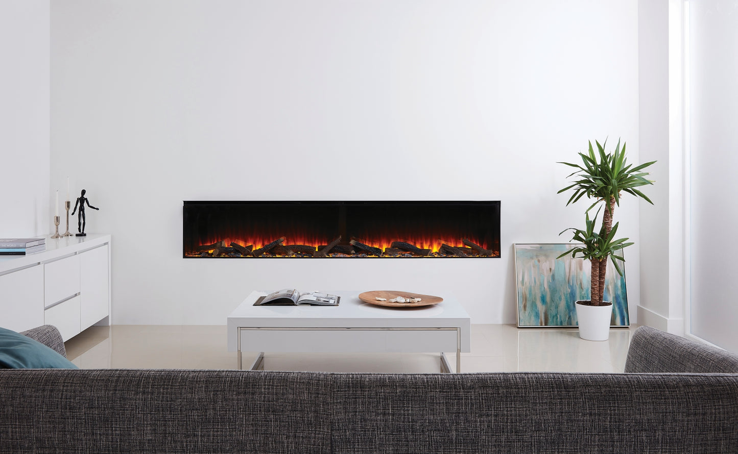 BRITISH FIRES New Forest 2400 Deluxe Real Logs