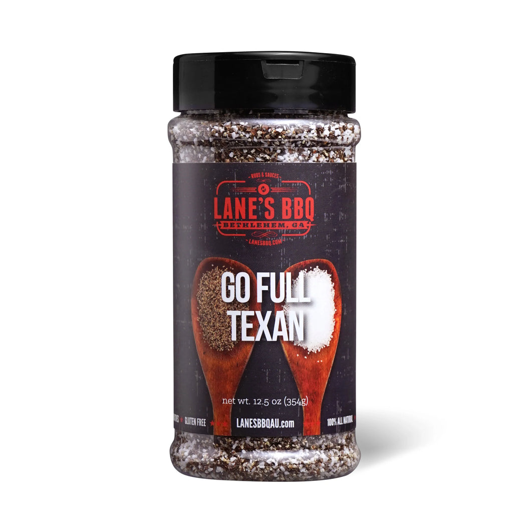 Lanes Go Full Texan 50/50 Salt + Pepper 340g
