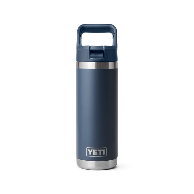 Yeti Rambler 18 oz C Straw Bottle Navy V2