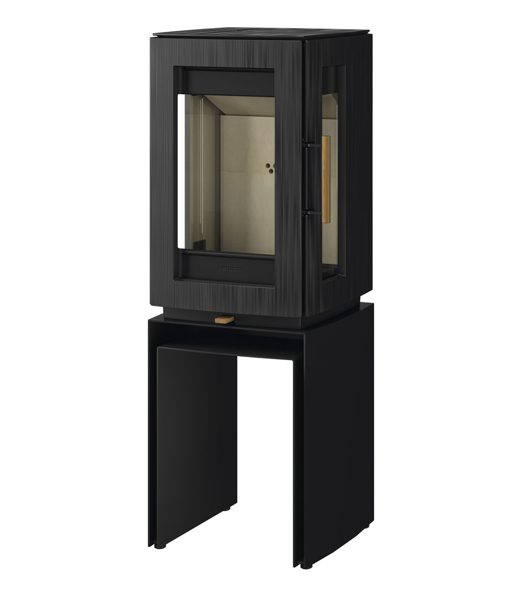 Castworks Hergom Glow Freestanding Fireplace with Legs