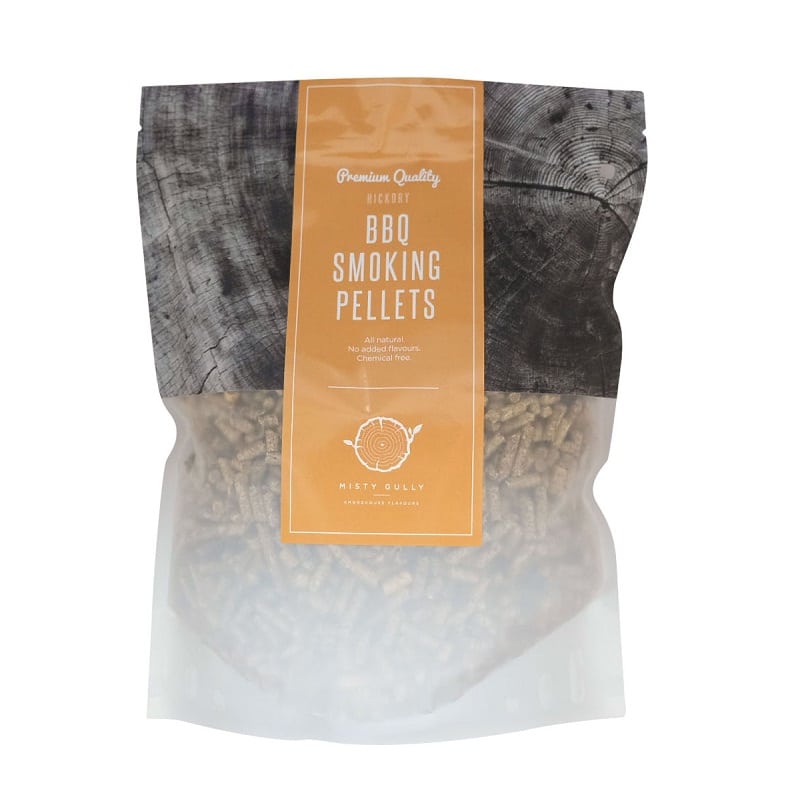 Misty Gully Char Hickory Wood Pellets 2kg