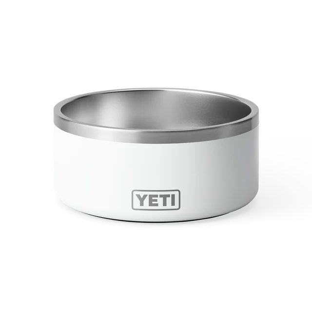 Yeti Boomer 8 Dog Bowl White