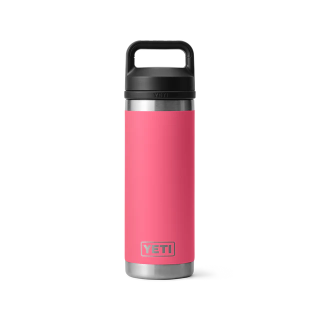 Yeti Rambler 18oz Bottle Tropical Pink w/ Chug Cap – BBQ and
