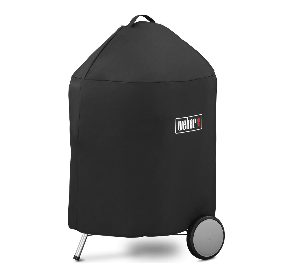 Weber Cover Kettle Premium 57cm protective cover, designed to fit and shield the kettle grill from weather and dust.