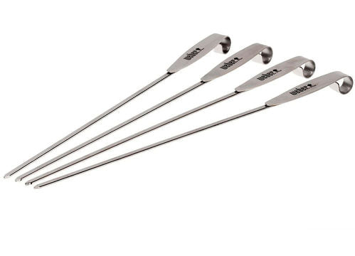 Weber Elevations Stainless Steel Skewer Set BBQ and Fireplace Centre