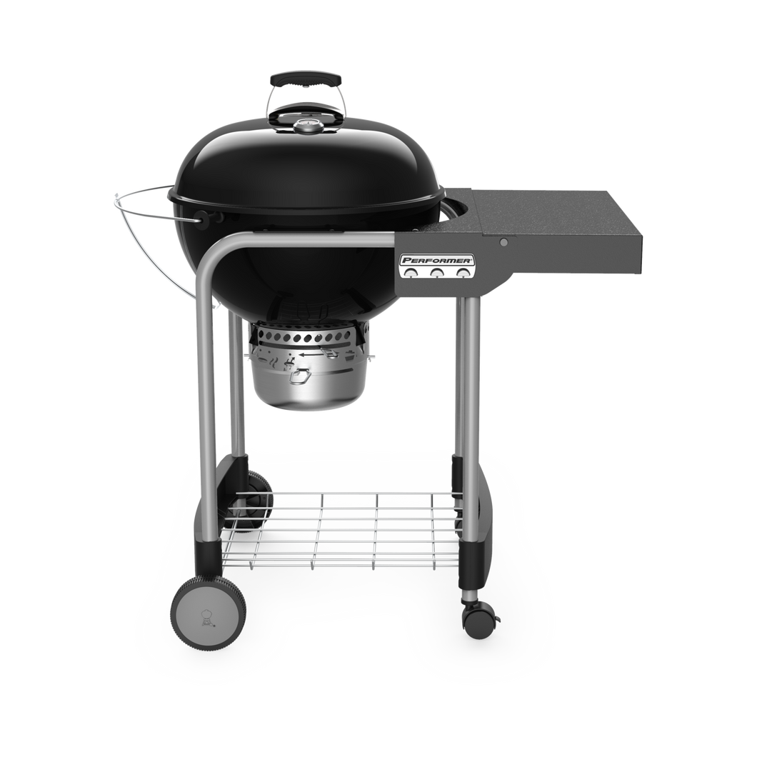 Weber 57cm Performer Kettle Black with GBS Stainless Grill