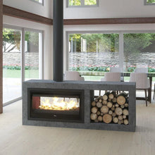 Load image into Gallery viewer, Lacunza Nickel 1000 Inbuilt Wood Fireplace