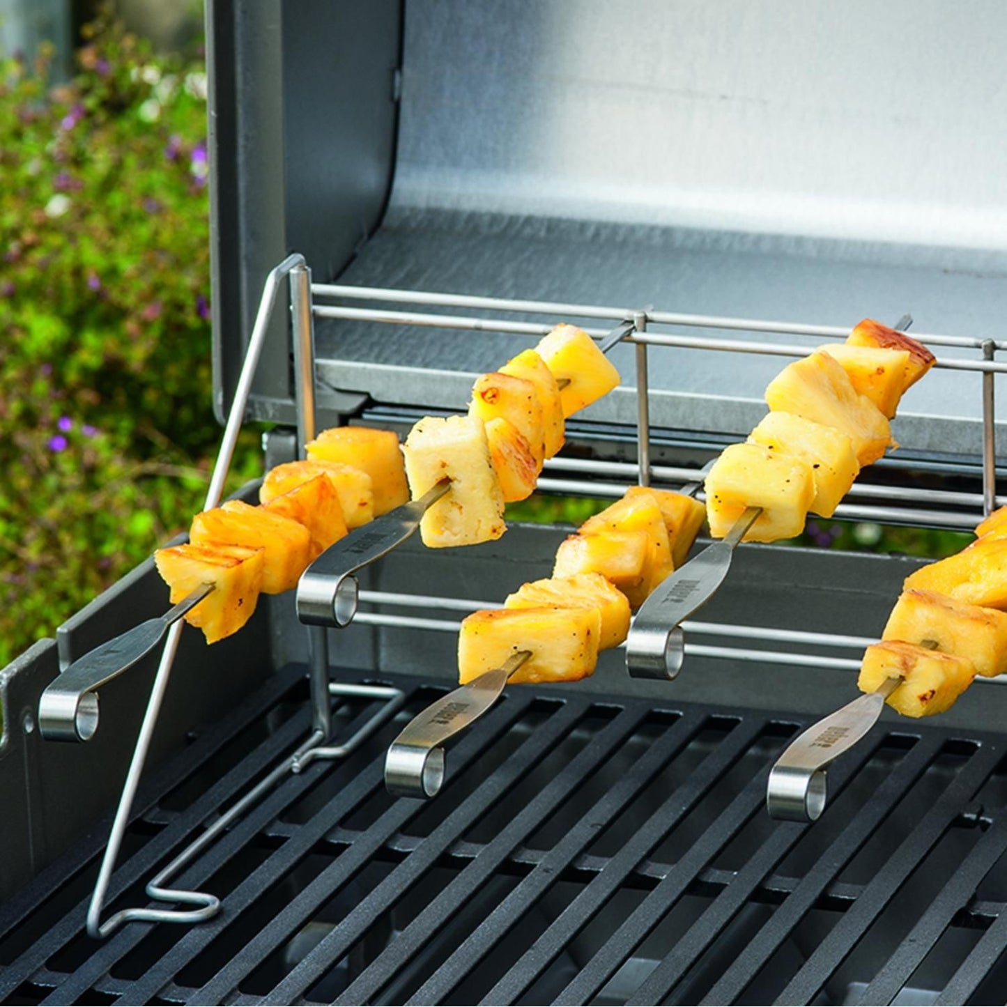 Elevations Grill Rack And Skewer Set