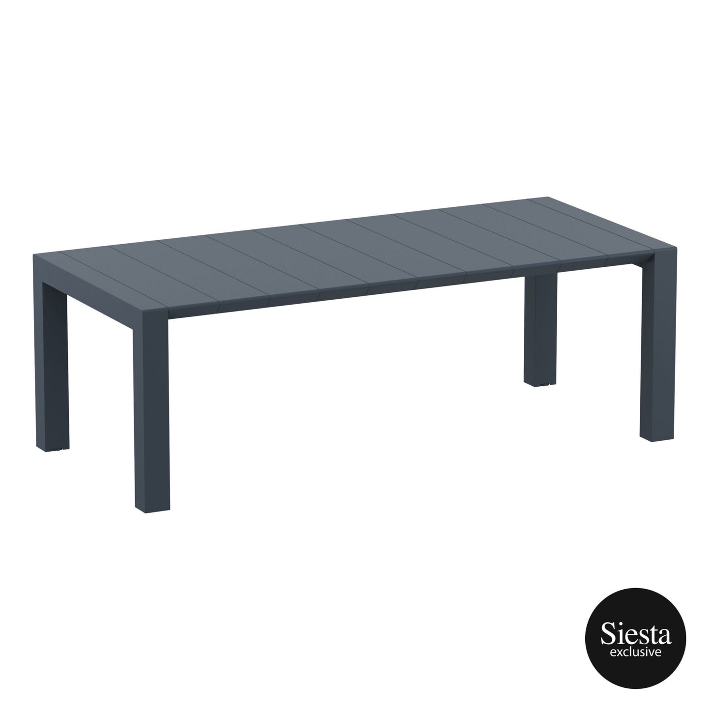 Furnlink Siesta Vegas Table Medium 180/220 - Anthracite