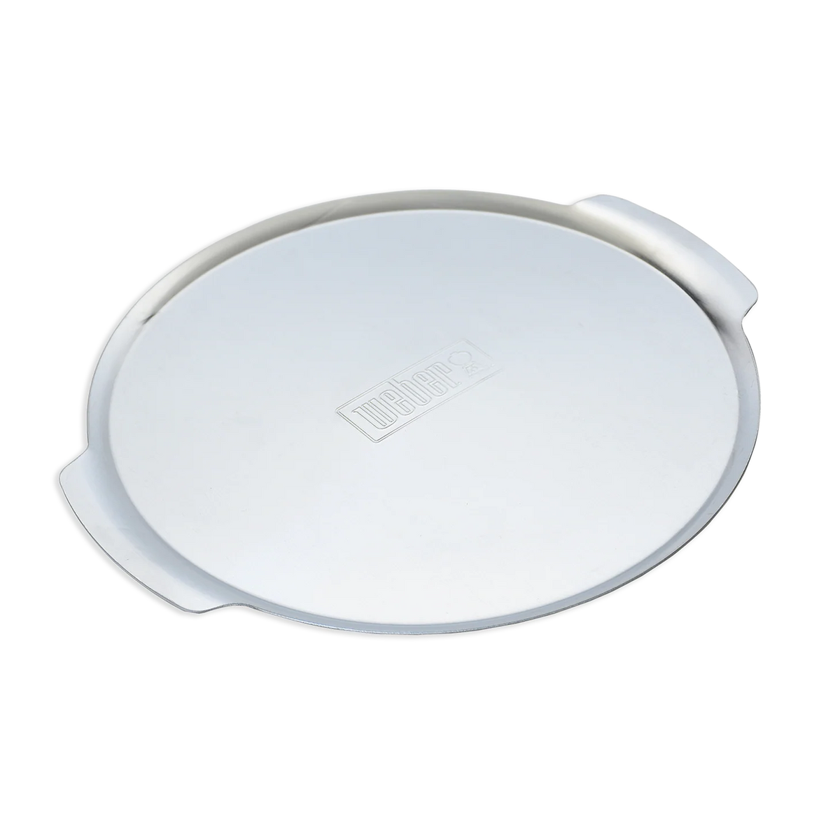 Weber Easy-Serve small 26cm pizza tray with perforated surface for even baking and easy serving.