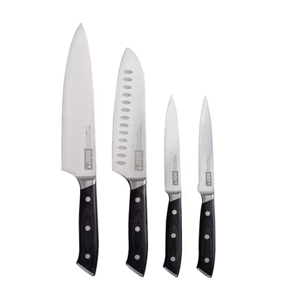 Everyday Set 4pc - Chef Santoku Utility Serrated Utility