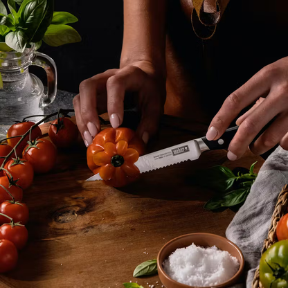 Everyday Set 4pc - Chef Santoku Utility Serrated Utility