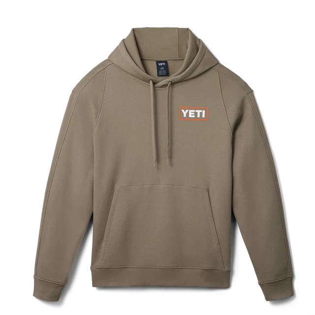 INTL M Fleece hoodie Wetlands Taupe Large