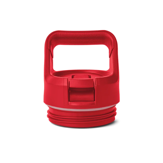 Yeti Rambler Bottle Straw Cap Rescue Red