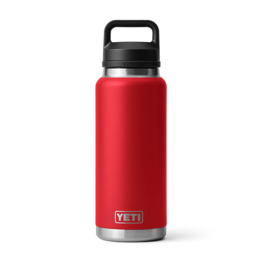 Yeti Rambler 36oz Bottle Chug Rescue Red V2