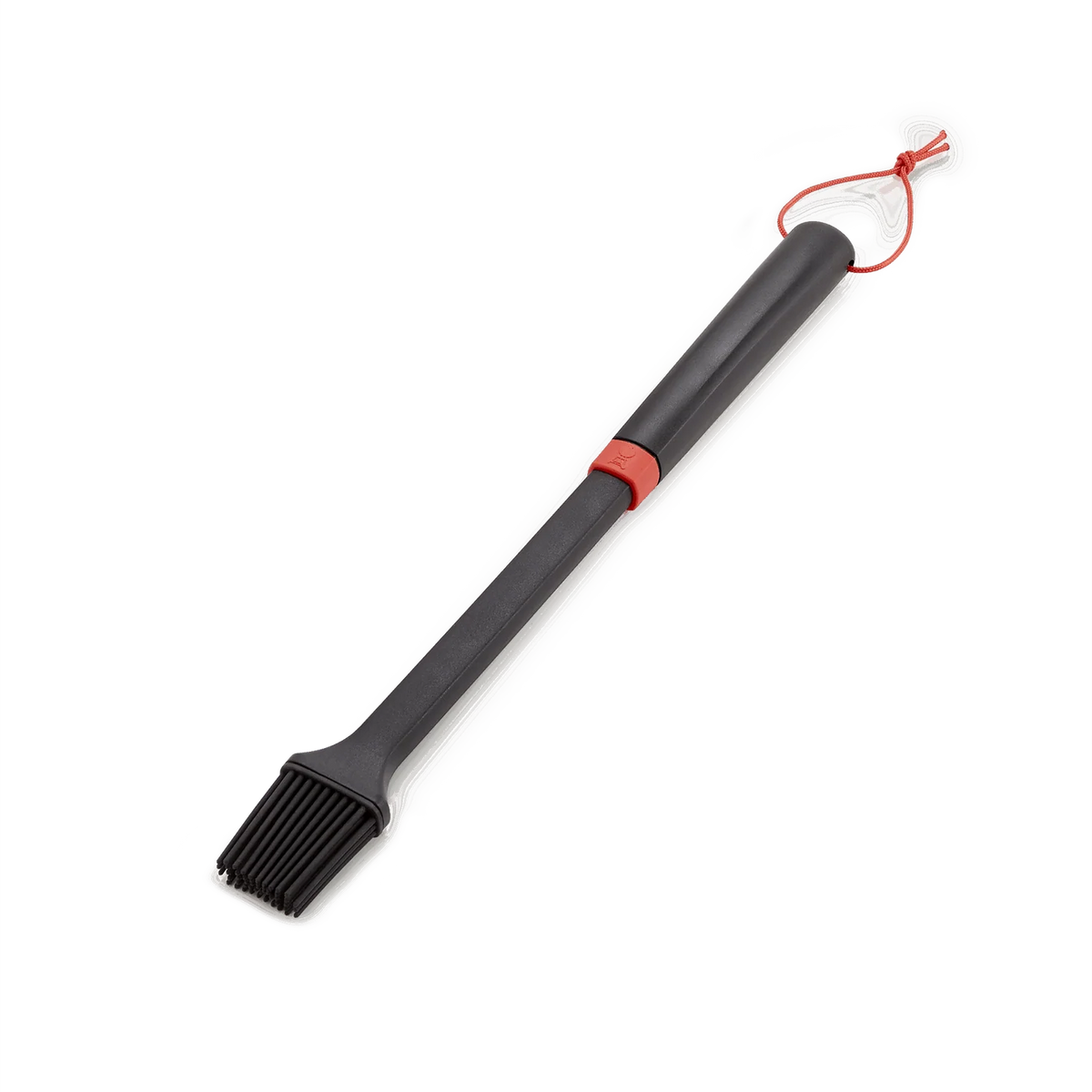 Weber basting brush with wooden handle and silicone bristles for grilling and cooking, easy to use utensils tool.