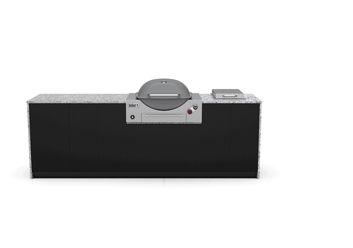 Weber Q 3600 Outdoor Kitchen Custom Design