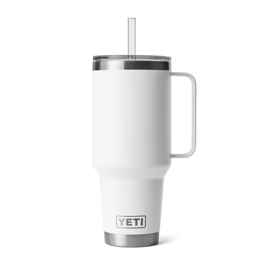 Yeti Rambler 42 oz Straw Mug White