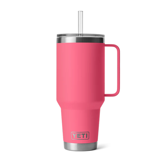 Yeti Rambler 42 oz Straw Mug Tropical Pink