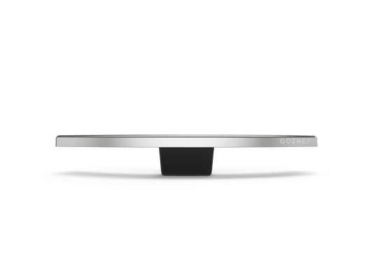 Gozney Arc Mantel for Arc16XL pizza oven, front view showing the large, sturdy metal exterior and design details.