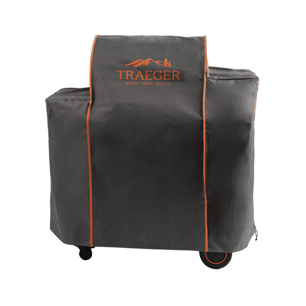 Traeger Timberline 850 full-length BBQ grill cover, durable outdoor accessory for protecting the grill from weather and dust.