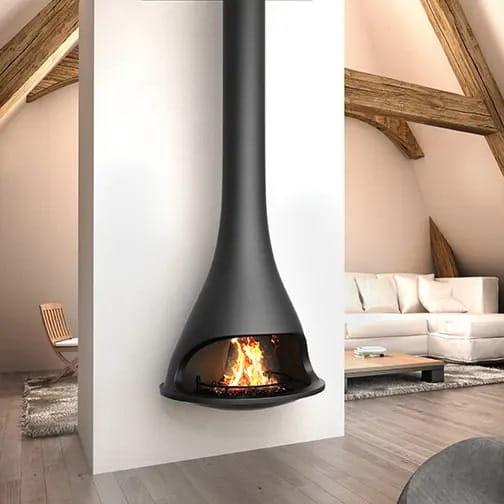 Bordelet Tatiana 997 Wall Mounted Fireplace – Grey