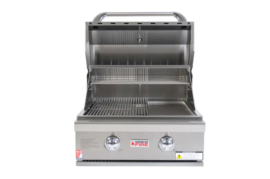 Grandfire Classic 26 in-built bbq head SS grills hotplate flame tamer-- LPG Model