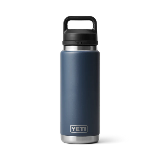 Yeti Rambler 26oz Bottle Navy w/ Chug Cap V2