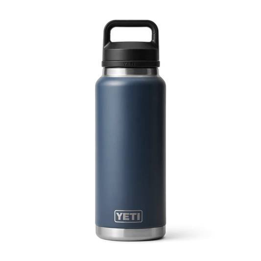 Yeti Rambler 36oz Bottle Navy w/ Chug Cap V2