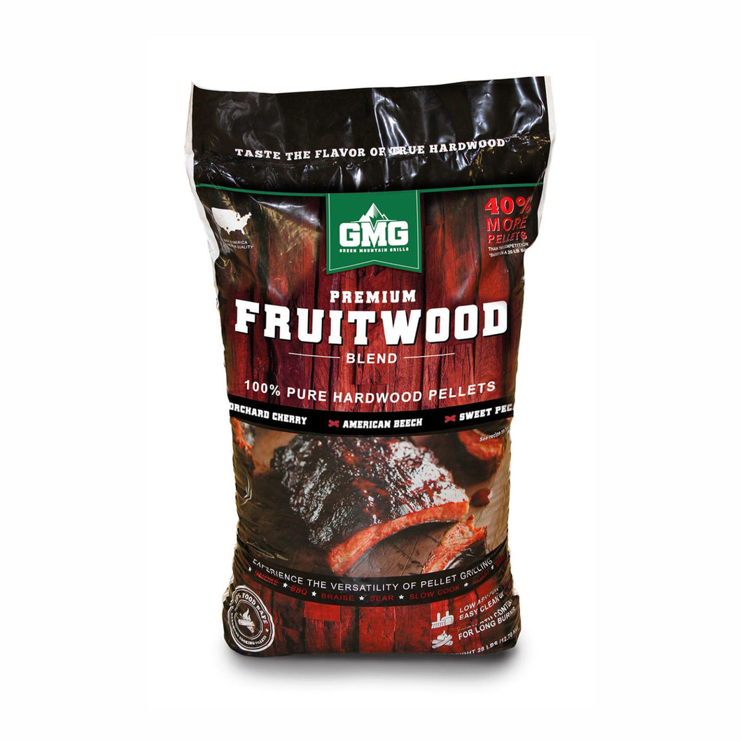 GMG Premium Fruitwood Blend Pellets - 12.7kg / 28 lb Bag