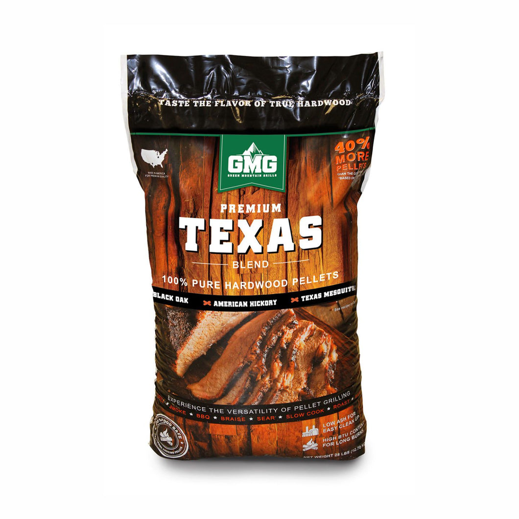 GMG Premium Texas Blend Pellets - 12.7kg / 28 lb Bag