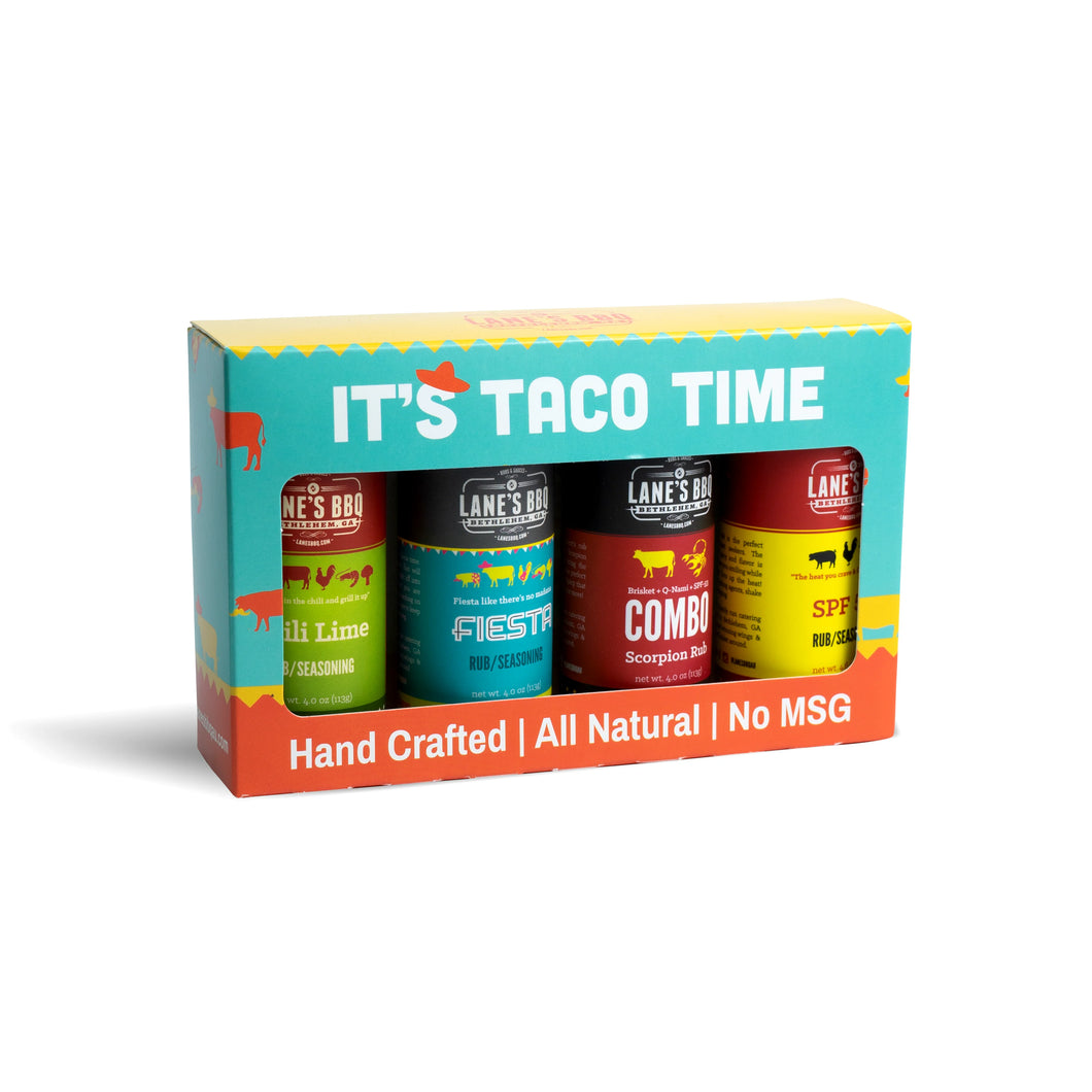 Lanes Small 4 Rub Gift Pack- Taco Themed