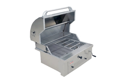Grandfire Deluxe Profile 30 Stainless Steel Charcoal Grill