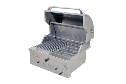 Grandfire Deluxe Profile 30 Stainless Steel Charcoal Grill
