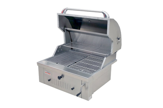 Grandfire Deluxe Profile 30 Stainless Steel Charcoal Grill