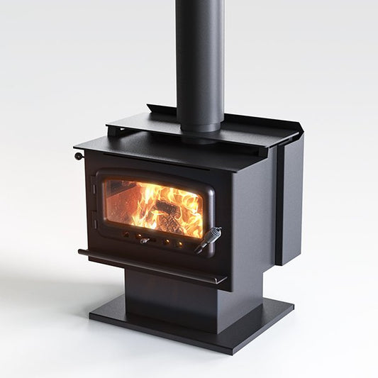Nectre Mega Fireplace With Pedestal