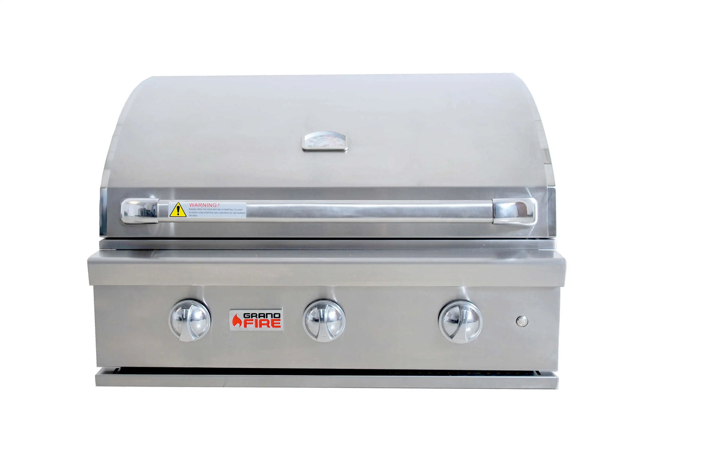 Grandfire Silverline 32 in-built grill head remains classic series profile no built-in back burner rotisserie kit